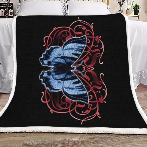 Butterfly Fleece Blanket Sherpa Blanket