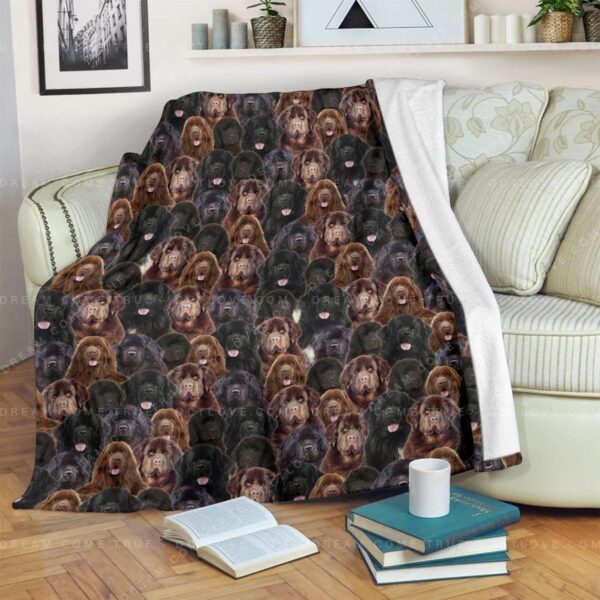 Newfoundland Fleece Blanket Sherpa Blanket