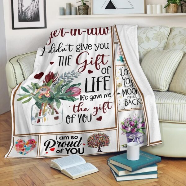 To My Dear Sister In Law Fleece Blanket Sherpa Blanket