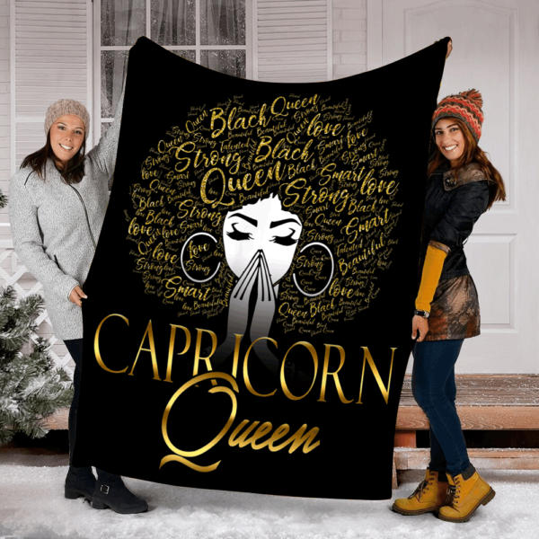 Capricorn Queen Fleece Blanket Sherpa Blanket