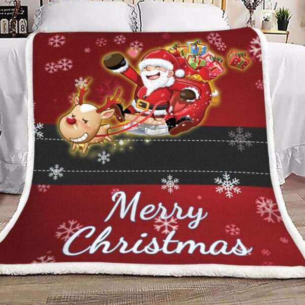 Christmas Fleece Blanket Sherpa Blanket