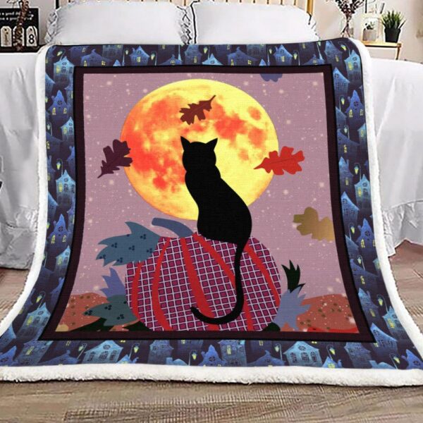 Cat Fleece Blanket Sherpa Blanket