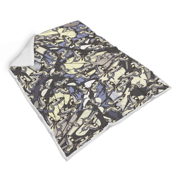 Butterfly Fleece Blanket Sherpa Blanket