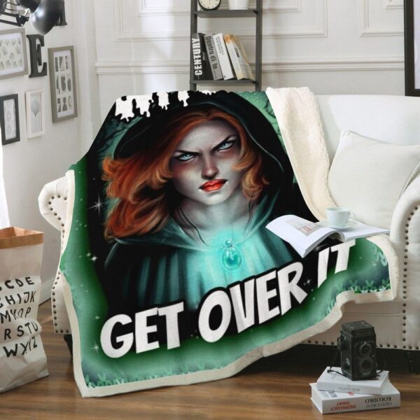 I Am A Witch Christmas Fleece Blanket Sherpa Blanket