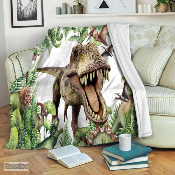 TRex Fleece Blanket Sherpa Blanket