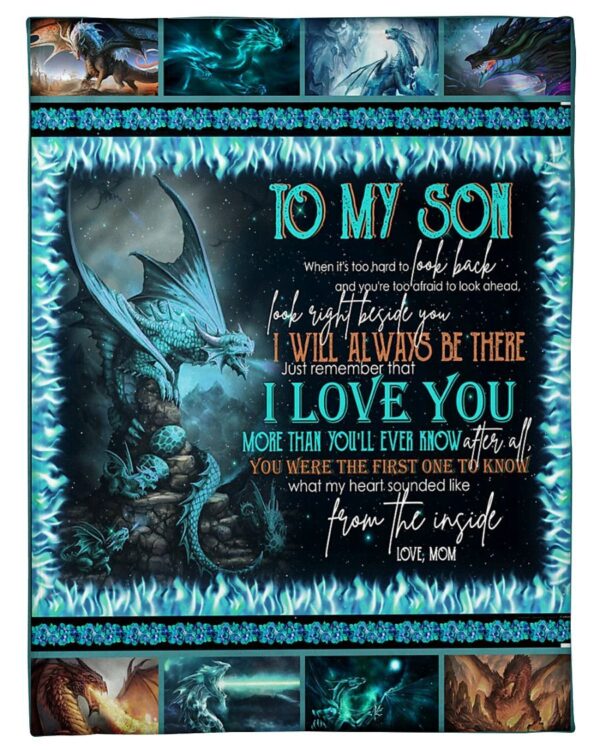 Mom To Son After All Fleece Blanket Sherpa Blanket