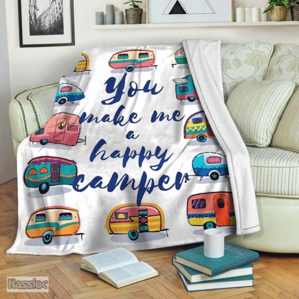 Camping Fleece Blanket Sherpa Blanket