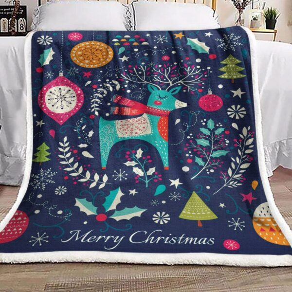 Christmas Fleece Blanket Sherpa Blanket