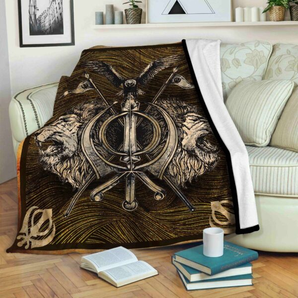 Sikhism Fleece Blanket Sherpa Blanket