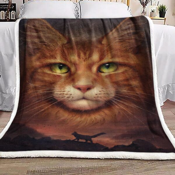 Cat Fleece Blanket Sherpa Blanket