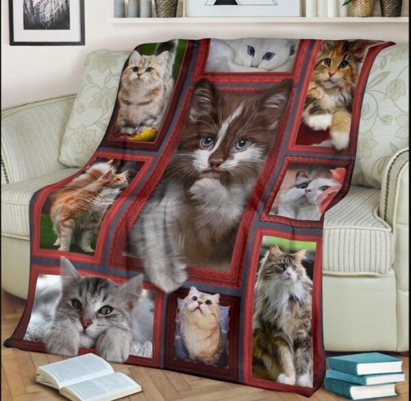 Cat Beauty Fleece Blanket Sherpa Blanket