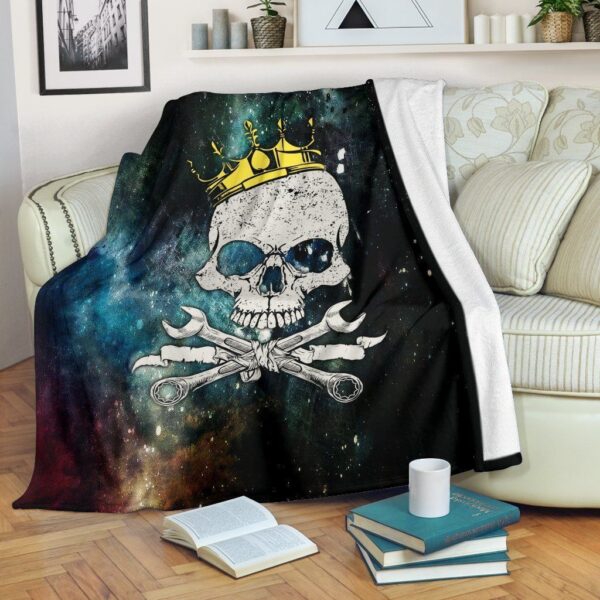 King Mechanic Fleece Blanket Sherpa Blanket