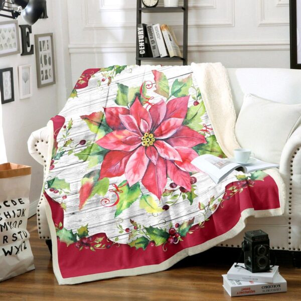 Christmas Treasures Fleece Blanket Sherpa Blanket