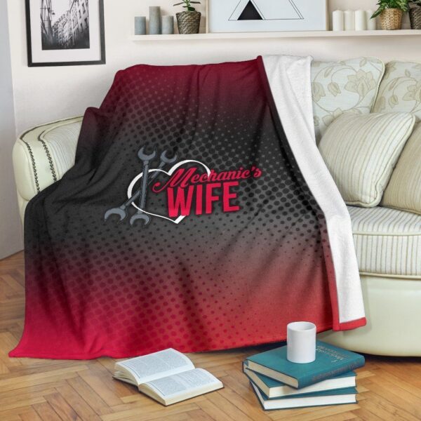 Mechanics Wife Fleece Blanket Sherpa Blanket