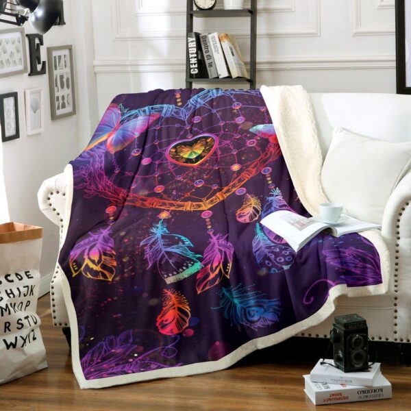 Dream Catcher Fleece Blanket Sherpa Blanket