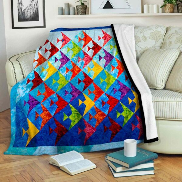 Ocean Fleece Blanket Sherpa Blanket
