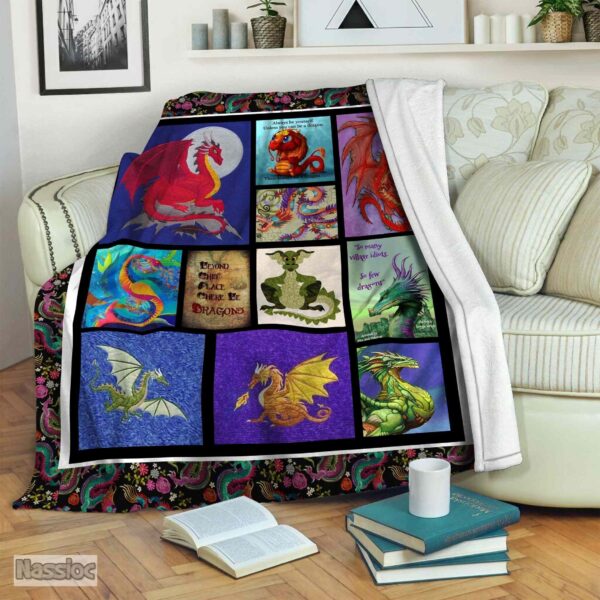Dragon Fleece Blanket Sherpa Blanket