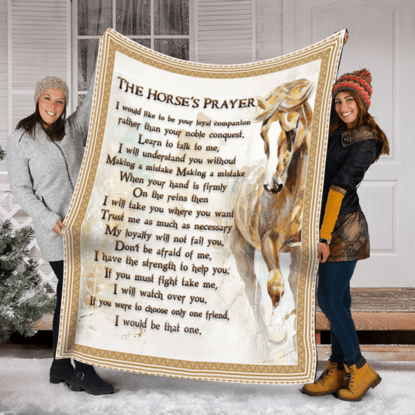 Horse quotes Fleece Blanket Sherpa Blanket