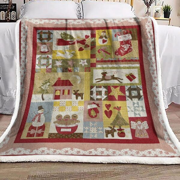 Christmas Fleece Blanket Sherpa Blanket
