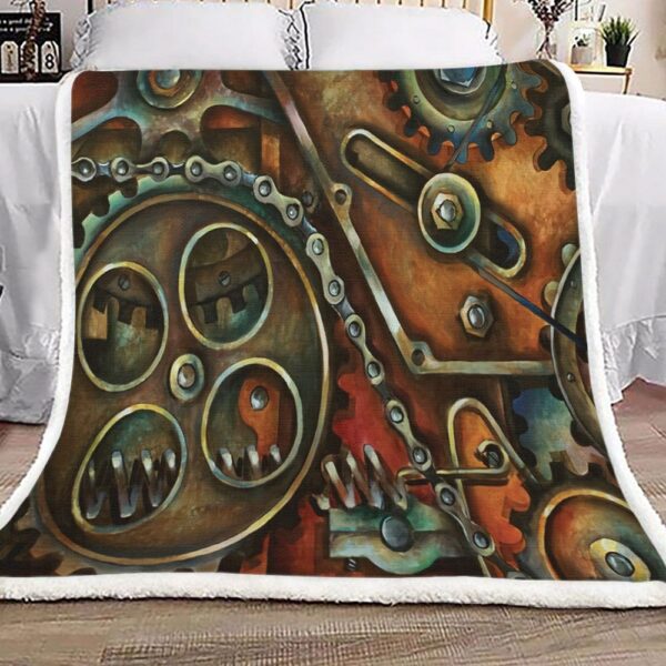 Mechanical Fleece Blanket Sherpa Blanket