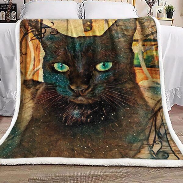 Cat Fleece Blanket Sherpa Blanket
