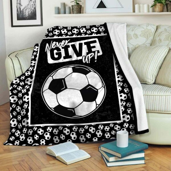 Soccer Fleece Blanket Sherpa Blanket