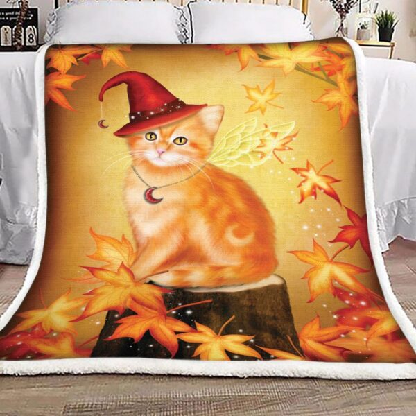 Cat Fleece Blanket Sherpa Blanket