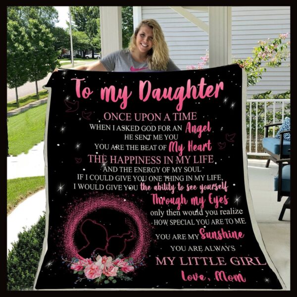 Mom To Daughter Once Upon A Time Fleece Blanket Sherpa Blanket