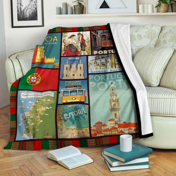 Portugal Fleece Blanket Sherpa Blanket