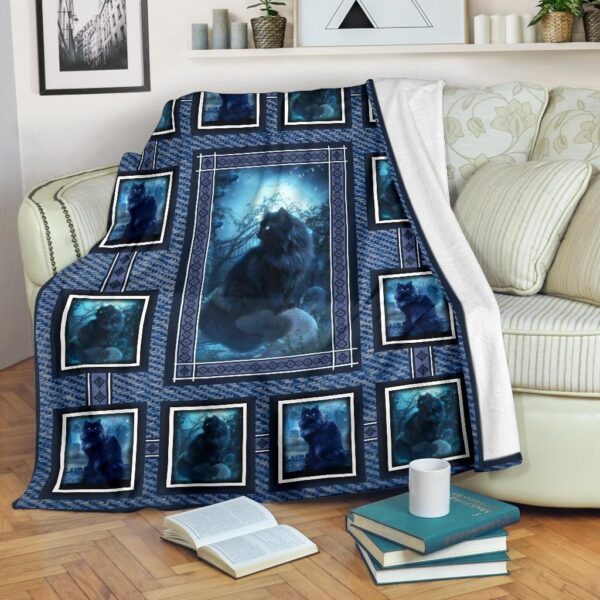 Cat Fleece Blanket Sherpa Blanket