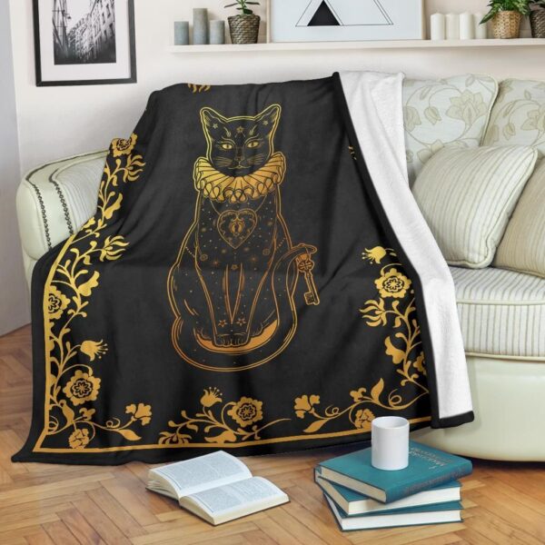 Cat Fleece Blanket Sherpa Blanket