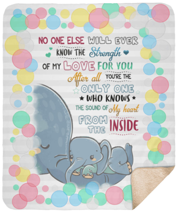 Elephant Fleece Blanket Sherpa Blanket