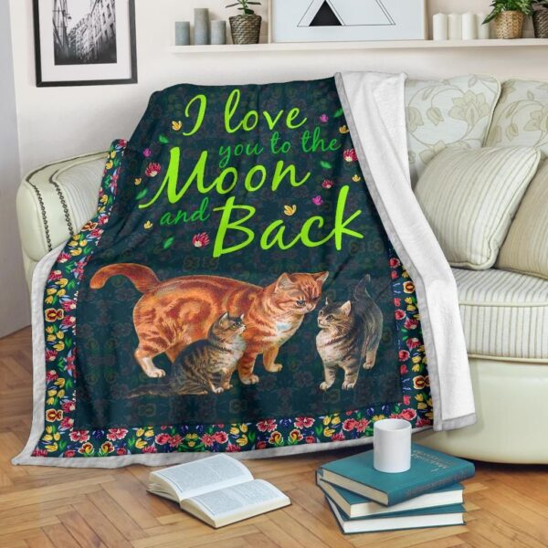 Cat Fleece Blanket Sherpa Blanket