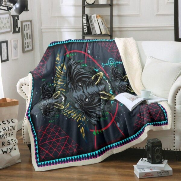 Elephant Fleece Blanket Sherpa Blanket