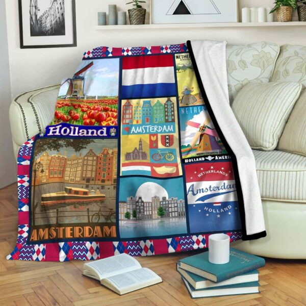 Netherland Fleece Blanket Sherpa Blanket