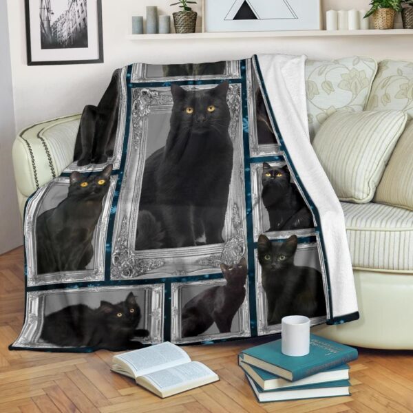 Cat Fleece Blanket Sherpa Blanket
