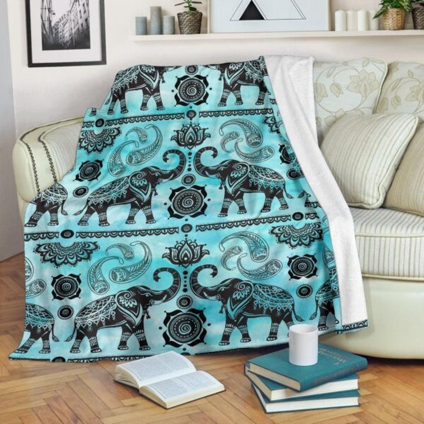 Elephant Good Fleece Blanket Sherpa Blanket