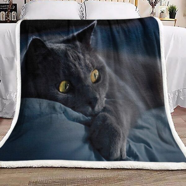 Cat Fleece Blanket Sherpa Blanket
