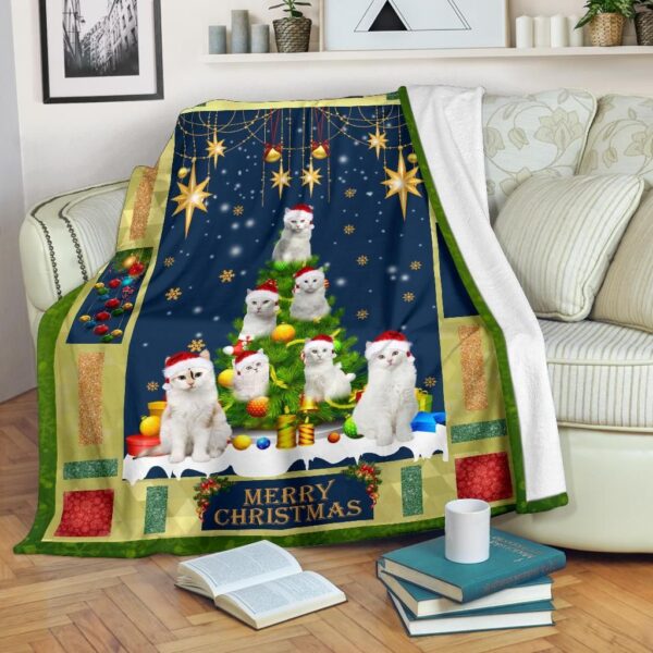Cat Fleece Blanket Sherpa Blanket