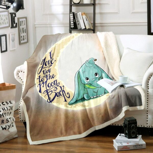 Elephant Fleece Blanket Sherpa Blanket