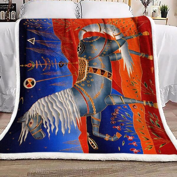 Horse Fleece Blanket Sherpa Blanket