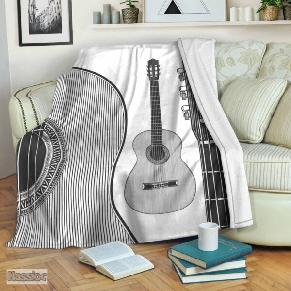 Guitar Fleece Blanket Sherpa Blanket