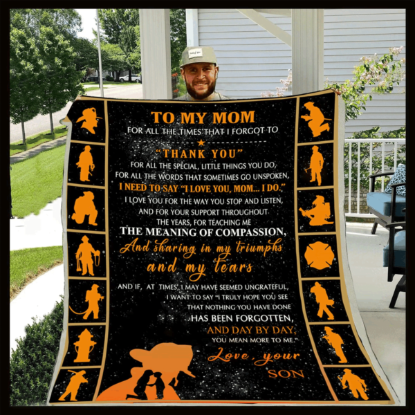 To My Mom Fleece Blanket Sherpa Blanket