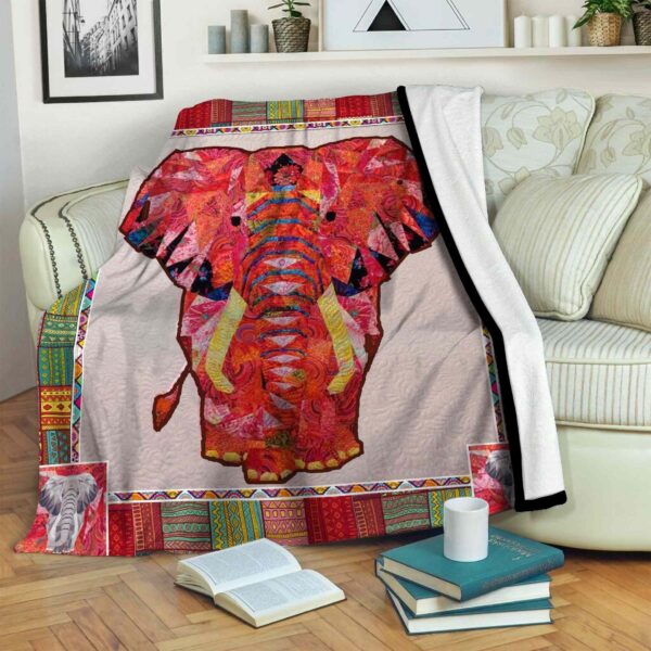 Elephan Fleece Blanket Sherpa Blanket