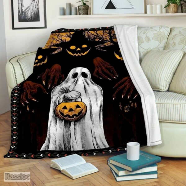 Halloween Fleece Blanket Sherpa Blanket