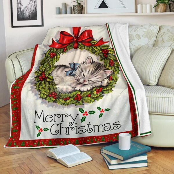 Cat Fleece Blanket Sherpa Blanket