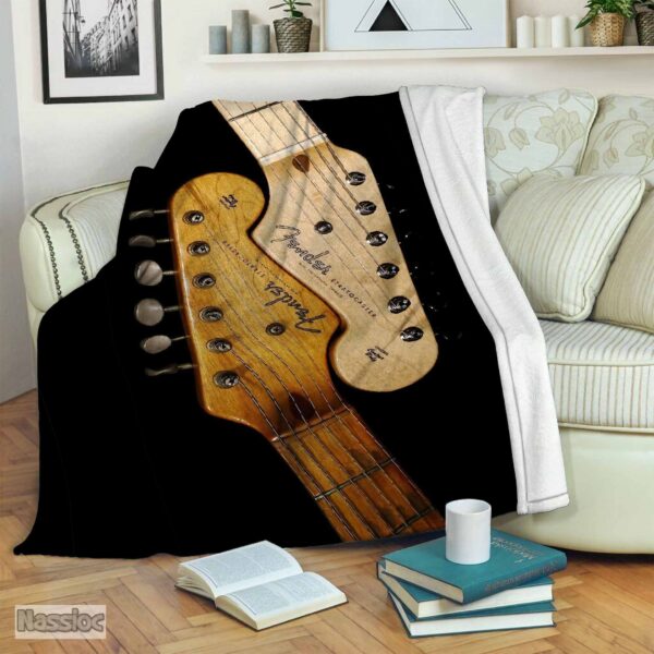 Guitar Fleece Blanket Sherpa Blanket