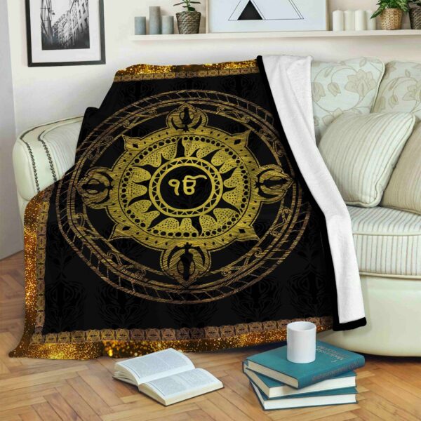 Sikhism Fleece Blanket Sherpa Blanket