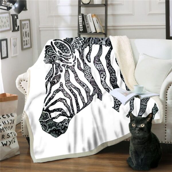 Horse Fleece Blanket Sherpa Blanket