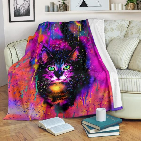 Cat Fleece Blanket Sherpa Blanket